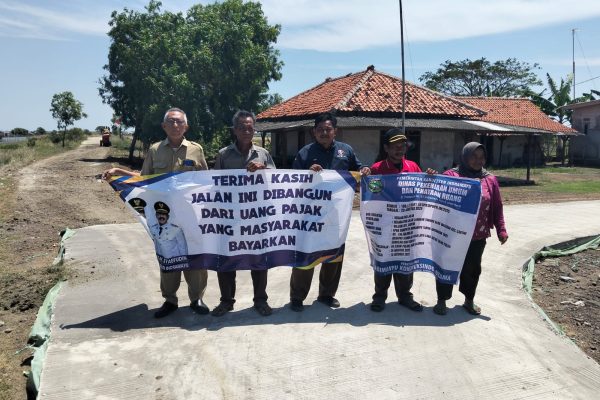 Akses Lancar, Warga Blok Waledan Apresiasi Pembangunan Jalan Cor Beton